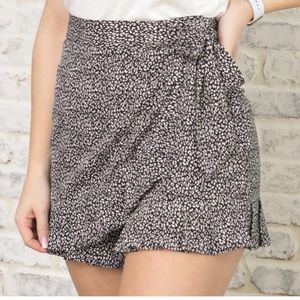 Leopard Wrap Skort